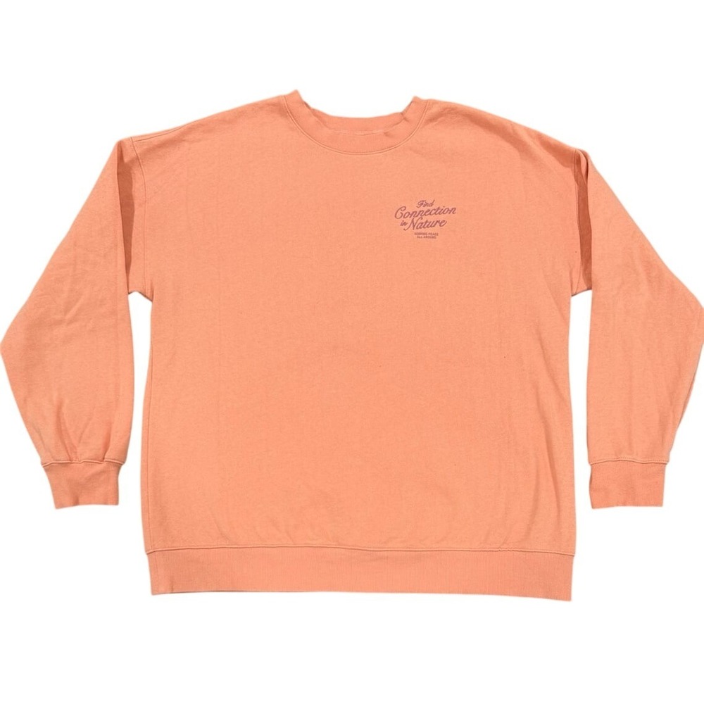 Old Navy Find Connection in Nature Sweatshirt Peach M Tall (Preloved)
